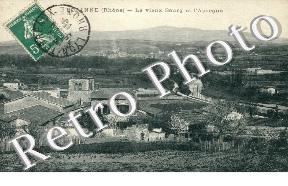 le vieux Bourg et l'Azergues