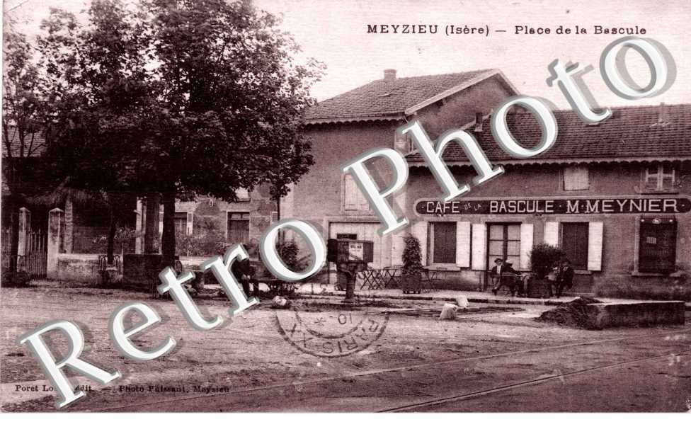 Place de la bascule - cafe M. Meynier