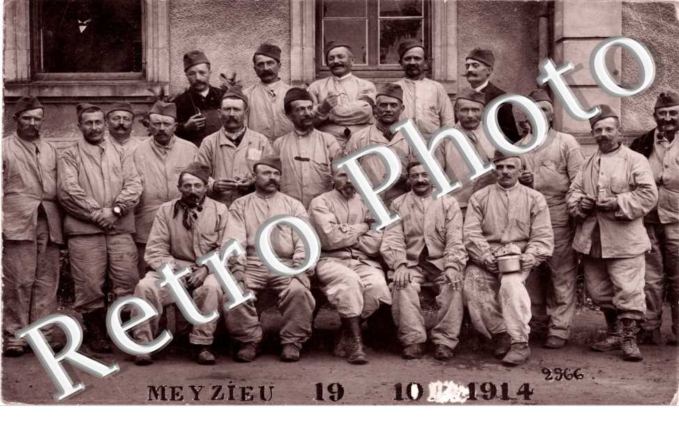 photo groupe de militaires le 19 10 1914