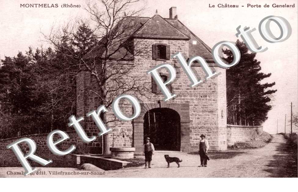 le chateau, porte de Genelard