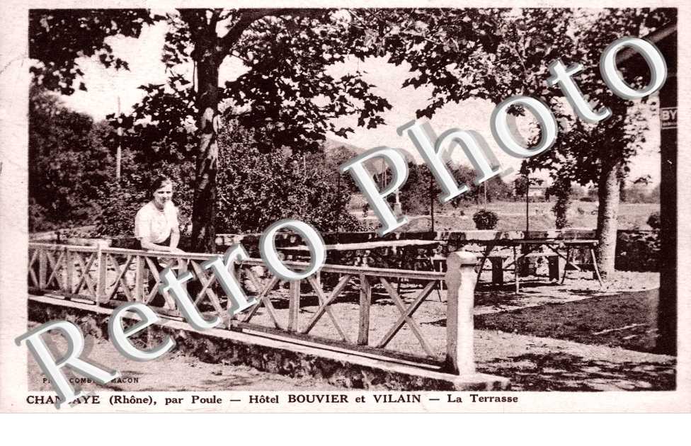 Chansaye, Hotel Bouvier et Vilain, la Terrasse