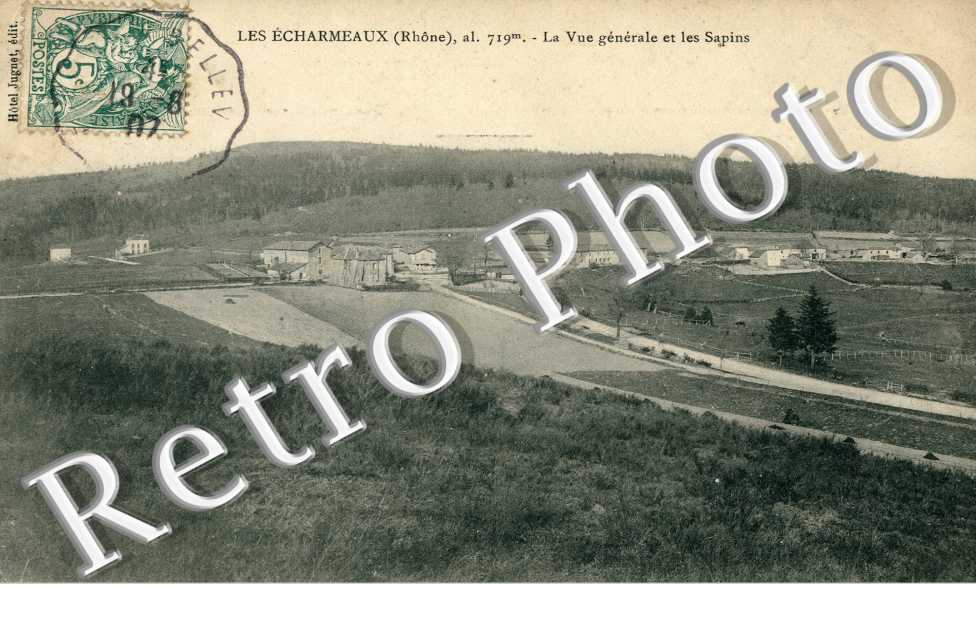 Vue générale et les Sapins, les Echarmeaux