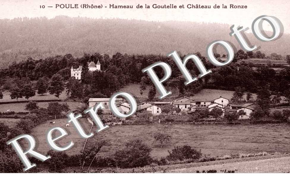 Hameau de la Goutelle et Chateau de la Ronze