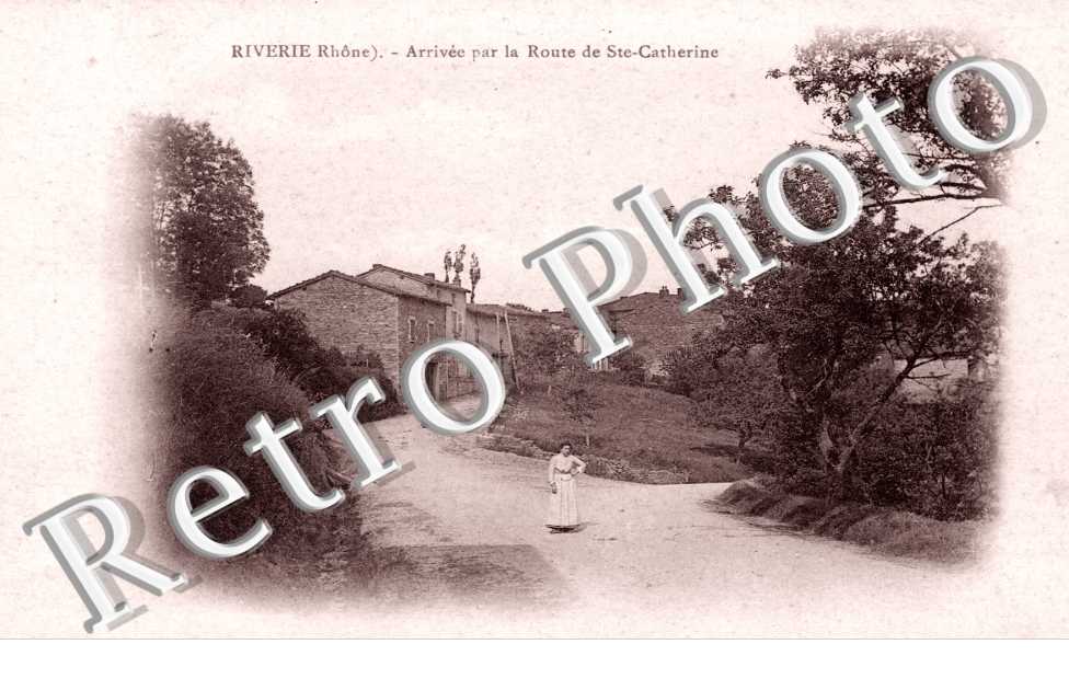 arrivee par la route de Sainte Catherine