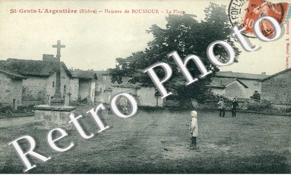 Hameau de Boussour - la place