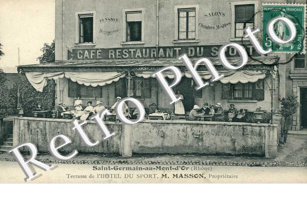 Terrasse de l'hotel du sport - M. Masson proprietaire