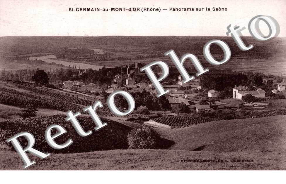 Panorama sur la Saone