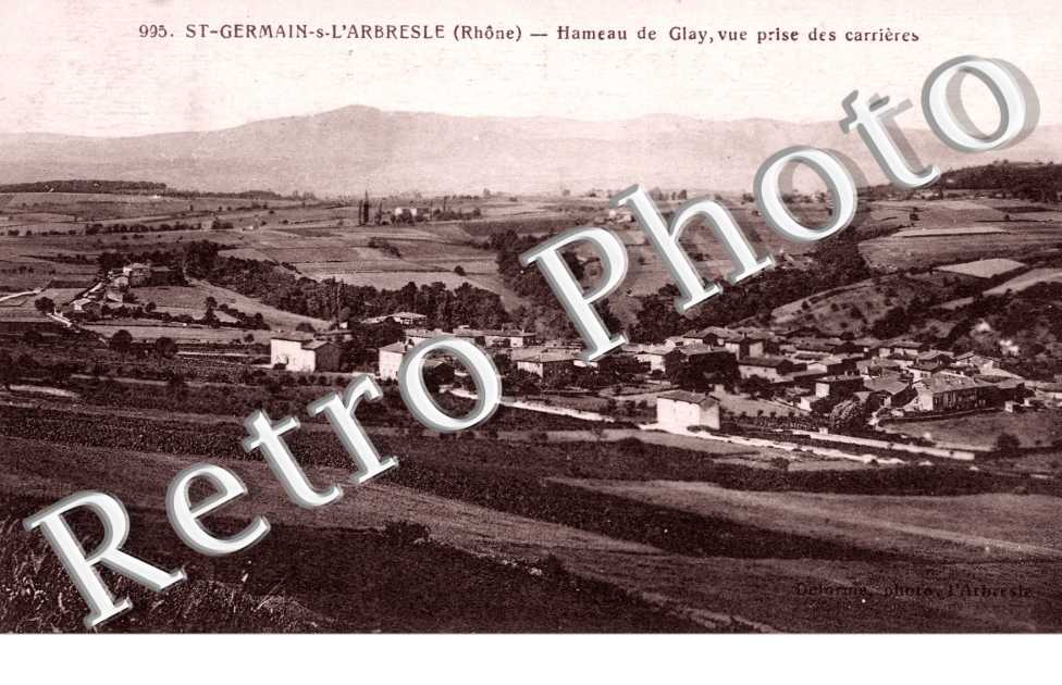 Hameau de Clay, Vue prise des Carrieres