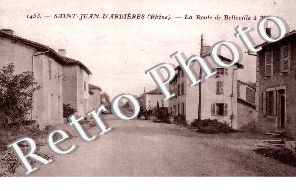 La route de Belleville a Macon