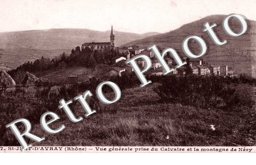 Vue generale et la montagne de Nery