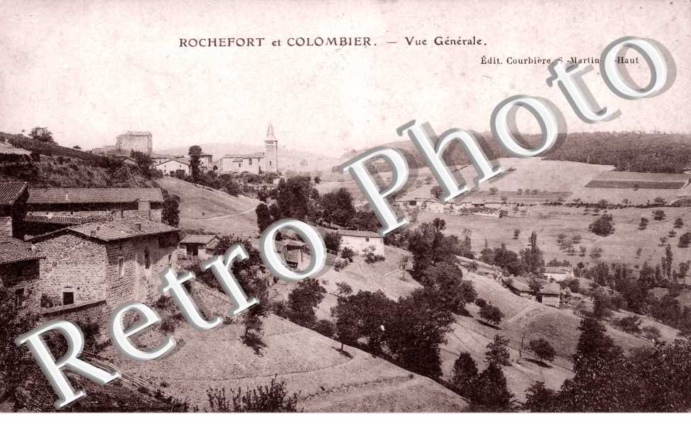 Vue Generale, Rochefort et Colombier