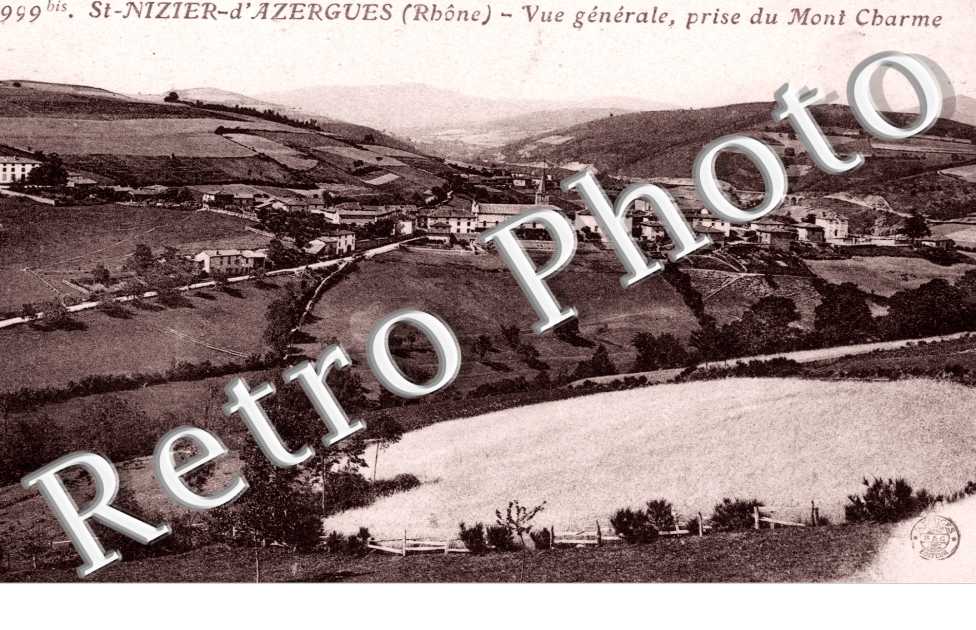 vue generale, prise du Mont Charme