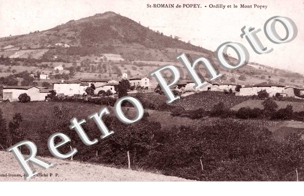 Ordilly et le Mont Popey