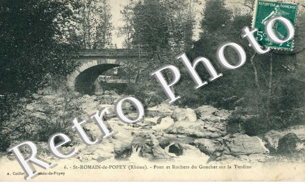 Pont et Rochers du Gonchet sur la Turdine