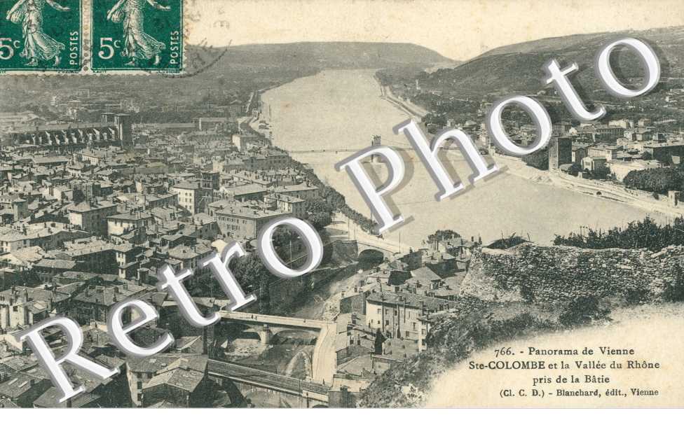 la Vallee du Rhone pris de la Batie