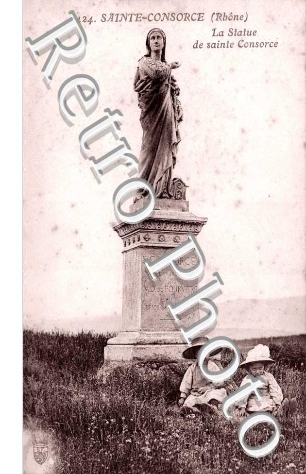 La statue de Sainte Consorce
