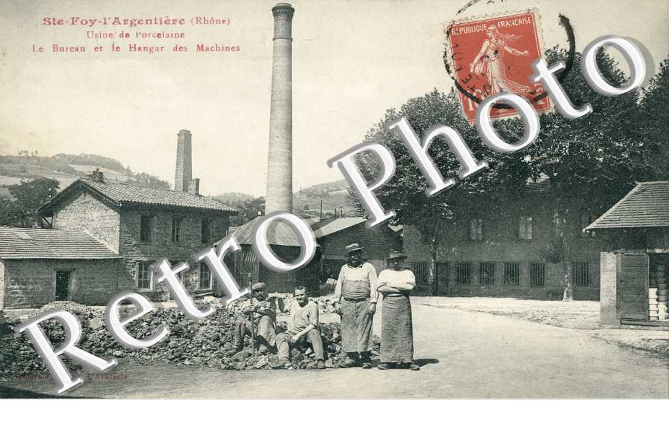 Usine de Porcelaine, le Bureau et le Hangar des Machines