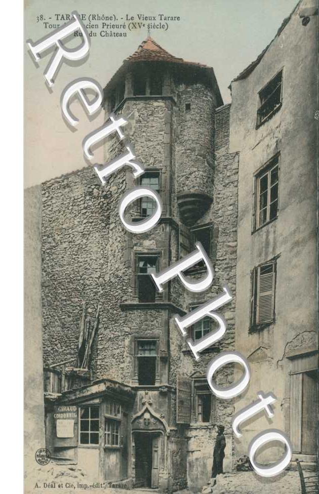 Tour de l'ancien Prieure rue du chateau (couleur)