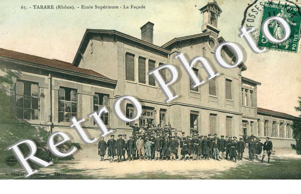 Ecole superieure - La facade  (couleur)