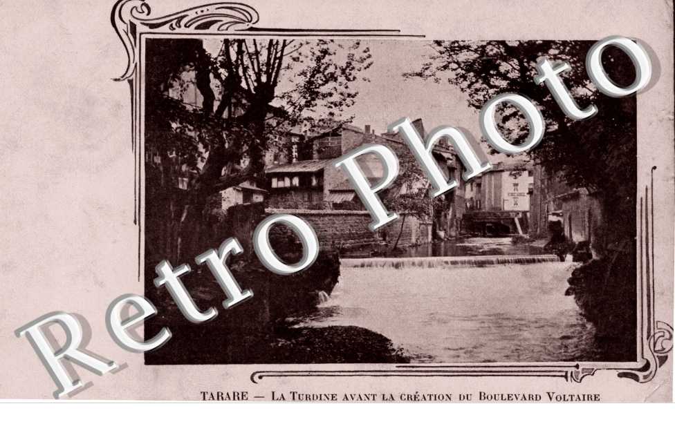 La Turdine avant la creation du boulevard Voltaire