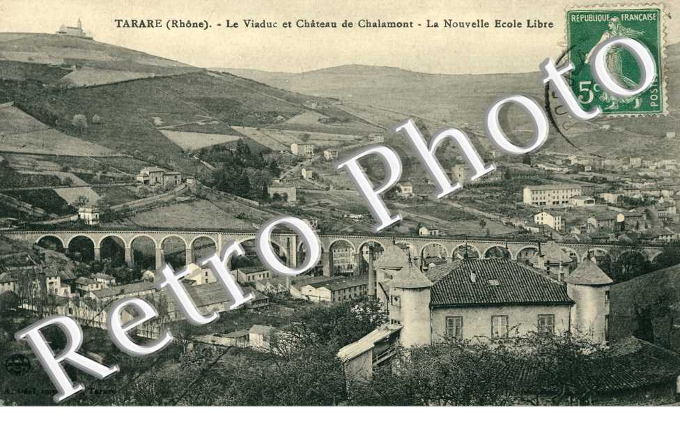 le Viaduc et le Chateau de Chalamont, la Nouvelle Ecole Libre