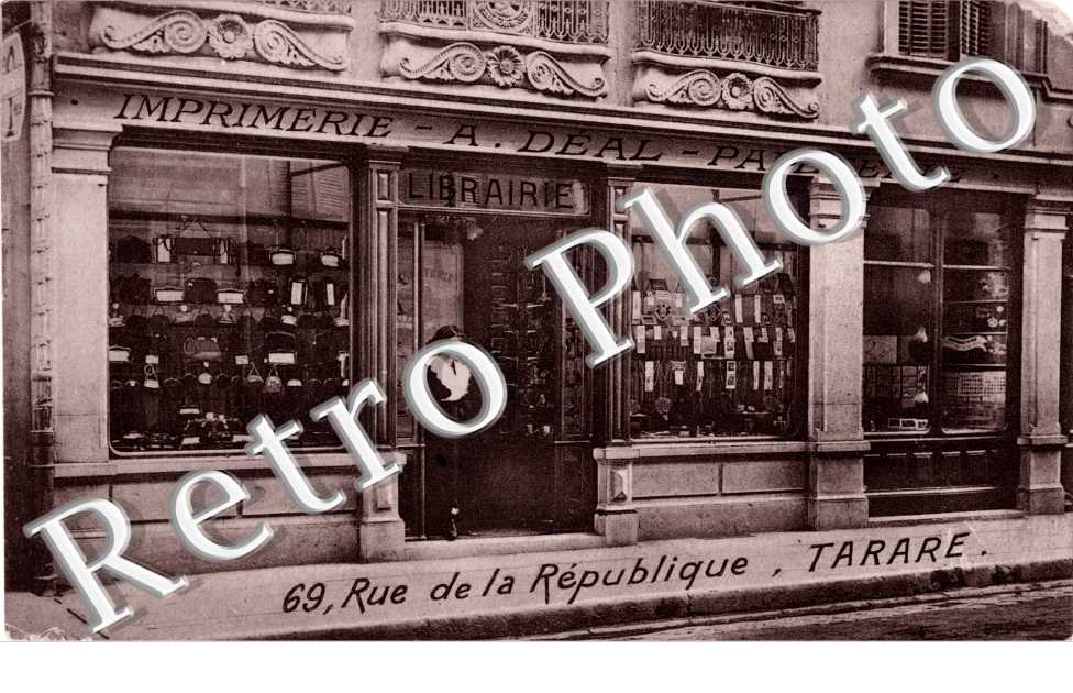 Rue de la Republique, Imprimerie, papeterie, librairie