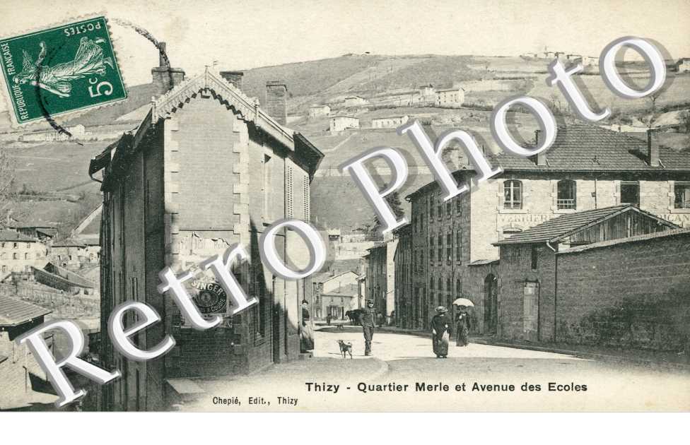 Quartier Merle et avenue des ecoles