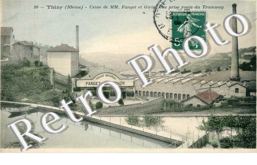 Usine de Fanget et Girin, Vue prise de la Route du Tramway