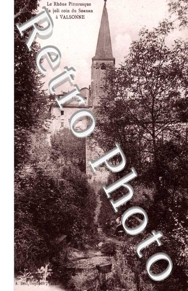 Un joli coin du Soanan a Valsonne