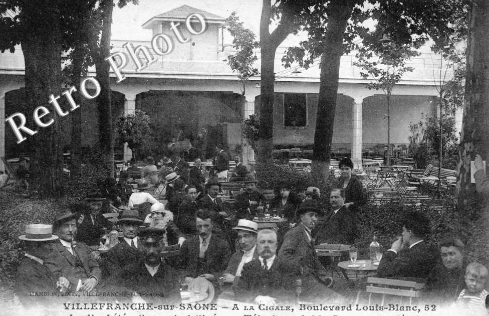Boulevard Louis Blanc, A la Cigale, Jardin d'ete