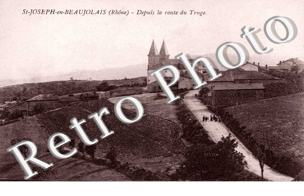 Saint Joseph en Beaujolais - Depuis la Route de Truge