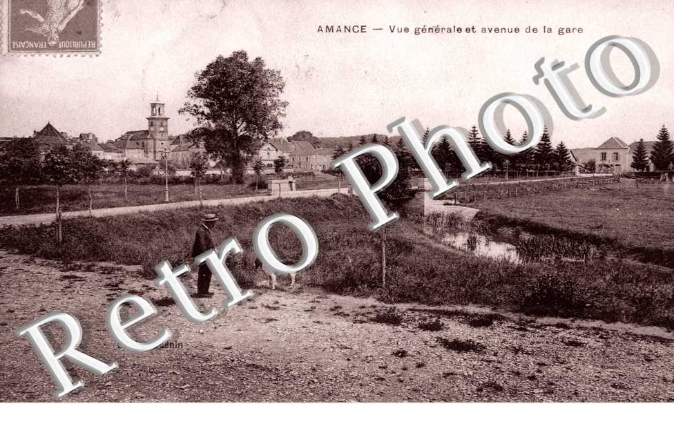 vue generale et avenue de la gare