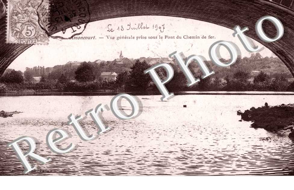 vue generale prise sous le pont du chemin de fer
