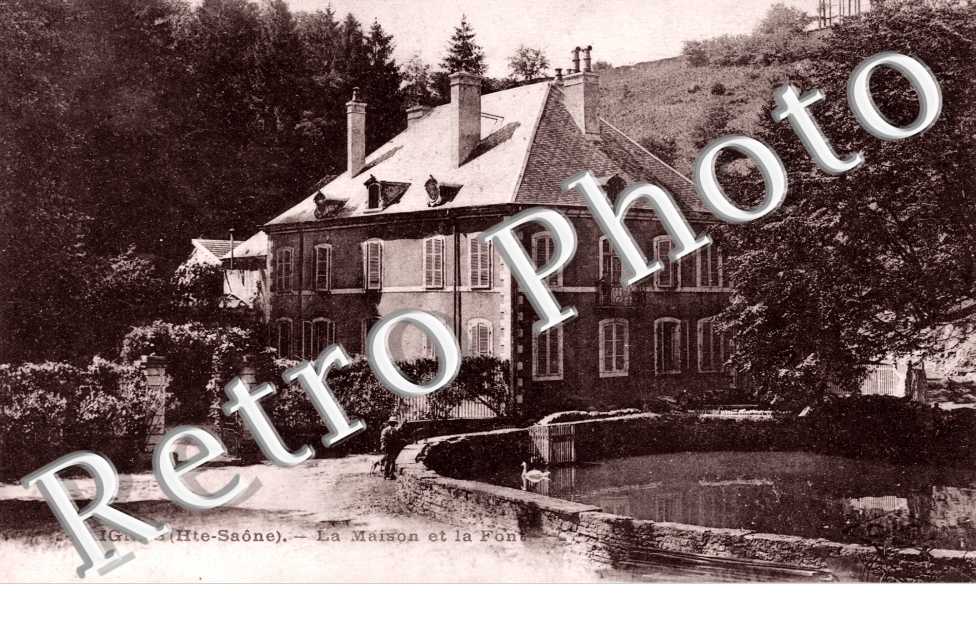 la maison et la font