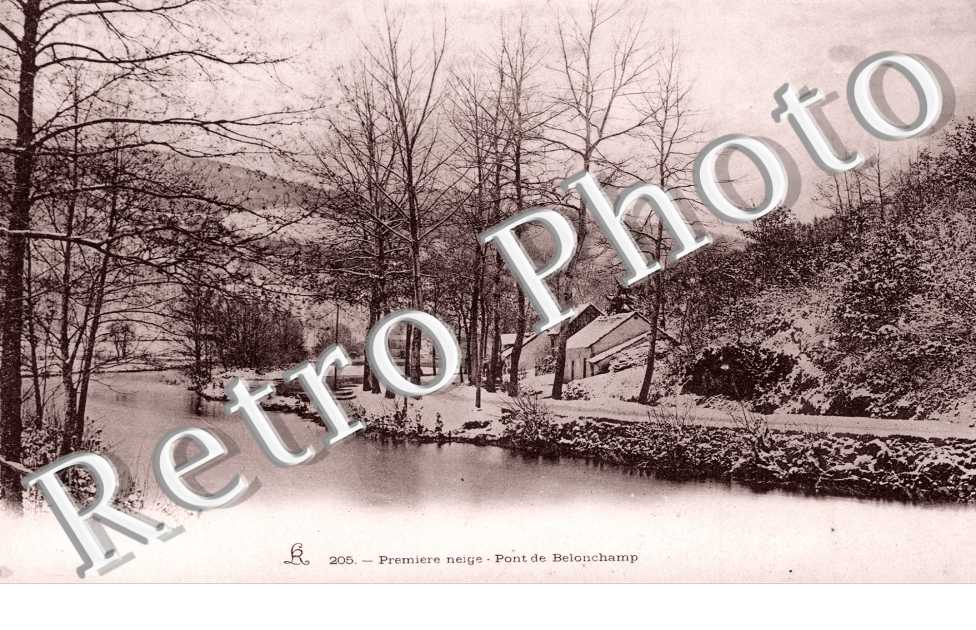 premiere neige, le pont