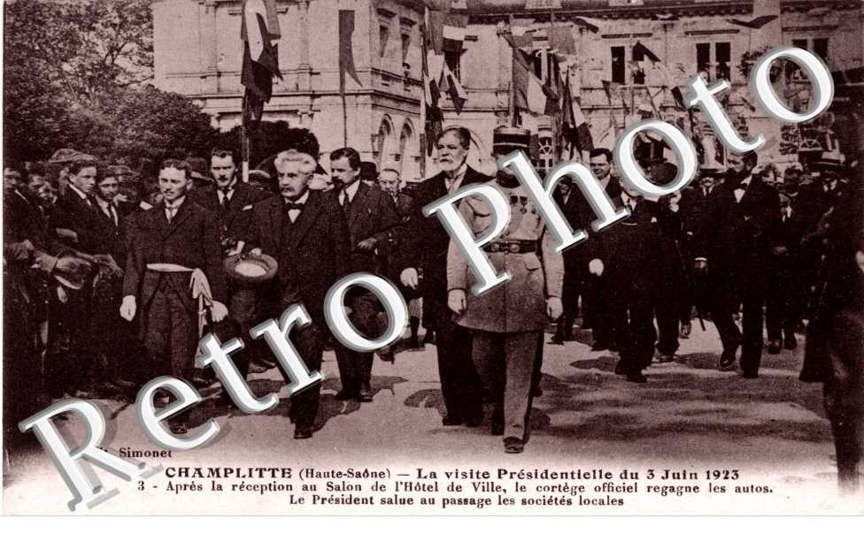 la visite presidentielle du 3 juin 1923
