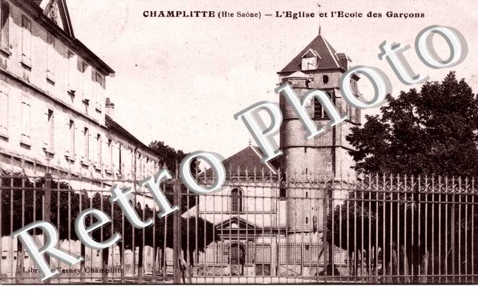 l'Eglise et l'Ecole des Garcons