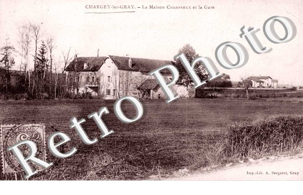 la maison Champreux et la gare