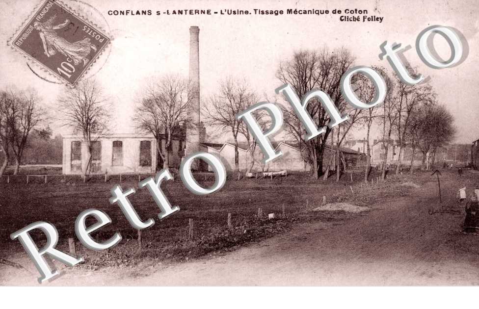 Usine - tissage mecanique de coton