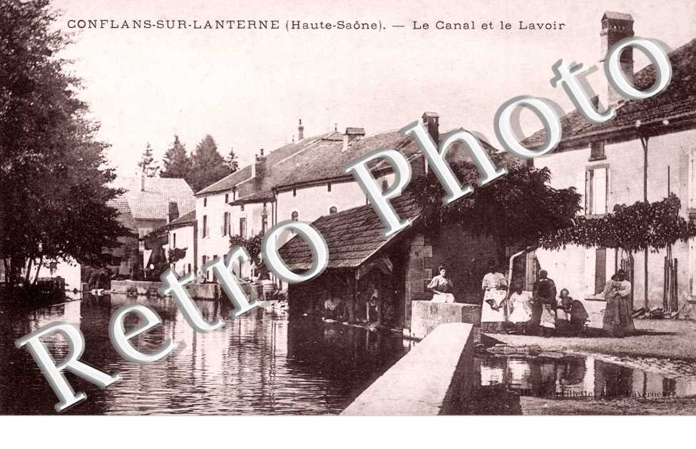 Le canal et le lavoir