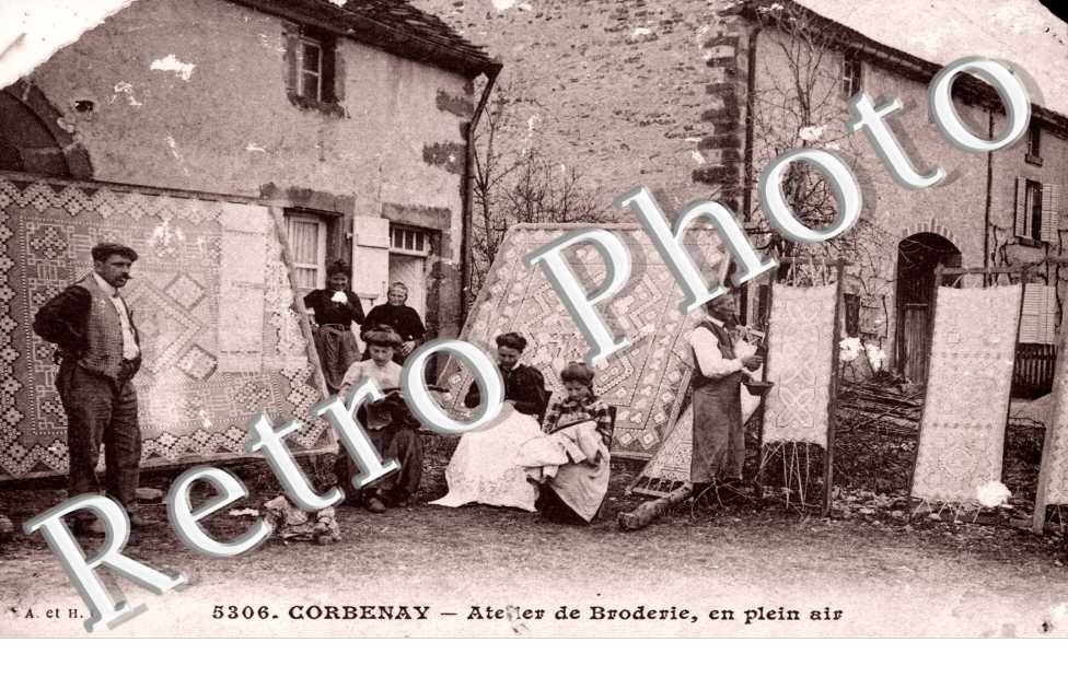 atelier de broderie en plein air