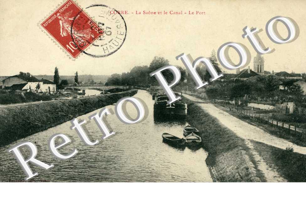 La Saone, le Canal et le Port