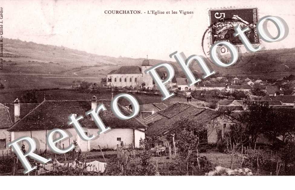 l' eglise et les vignes