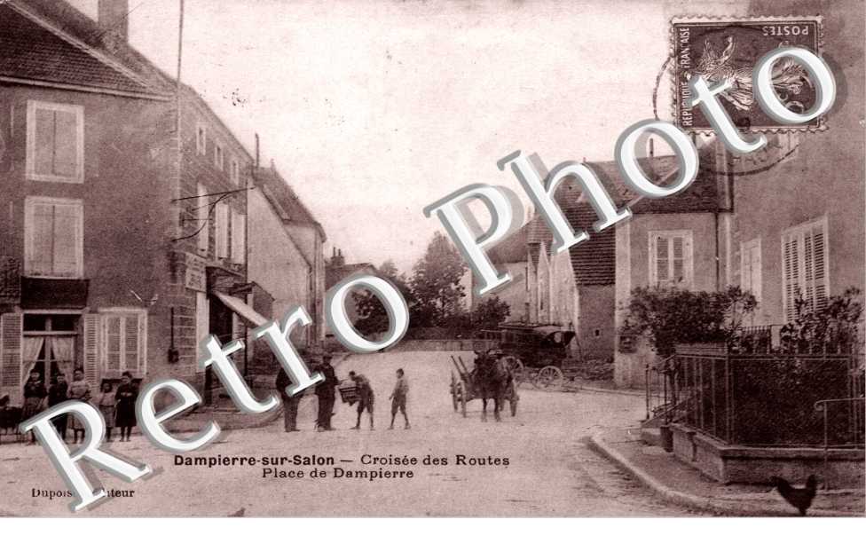 croisee des routes, place de Dampierre