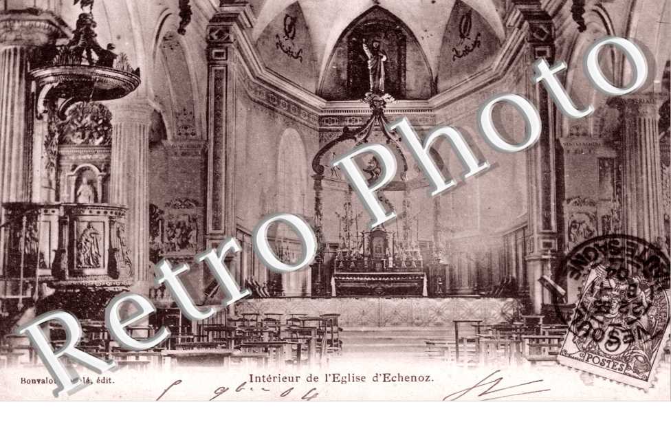 interieur de l'eglise d'Echenoz