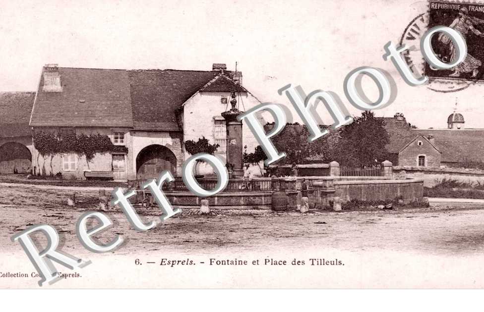 fontaine et place des Tilleuls