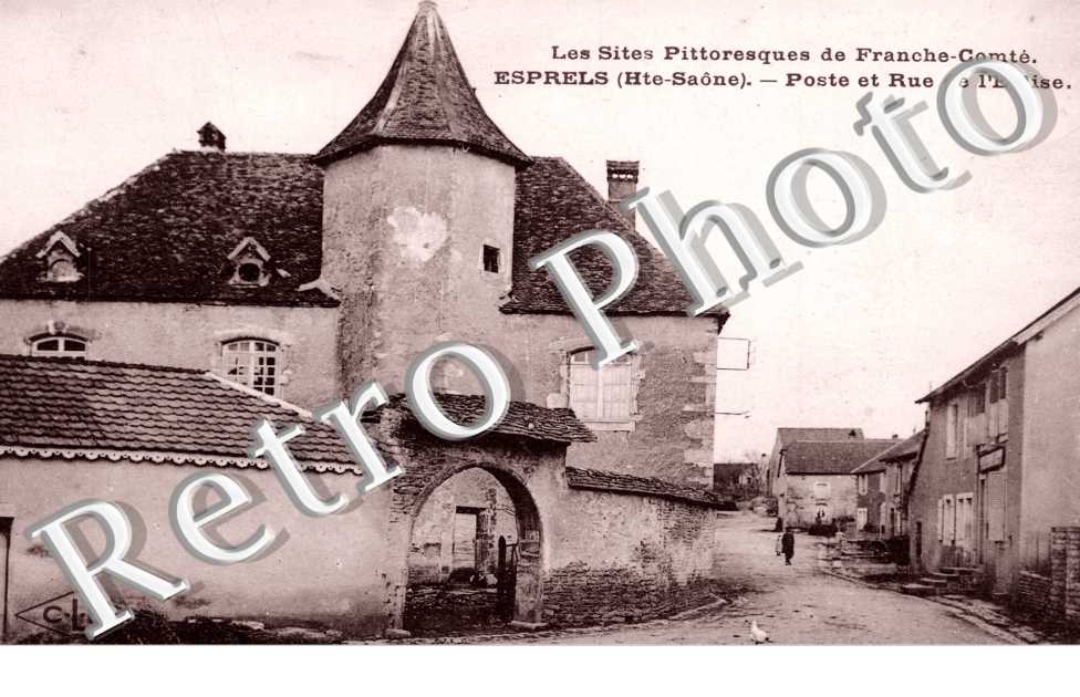 poste et rue de l'eglise
