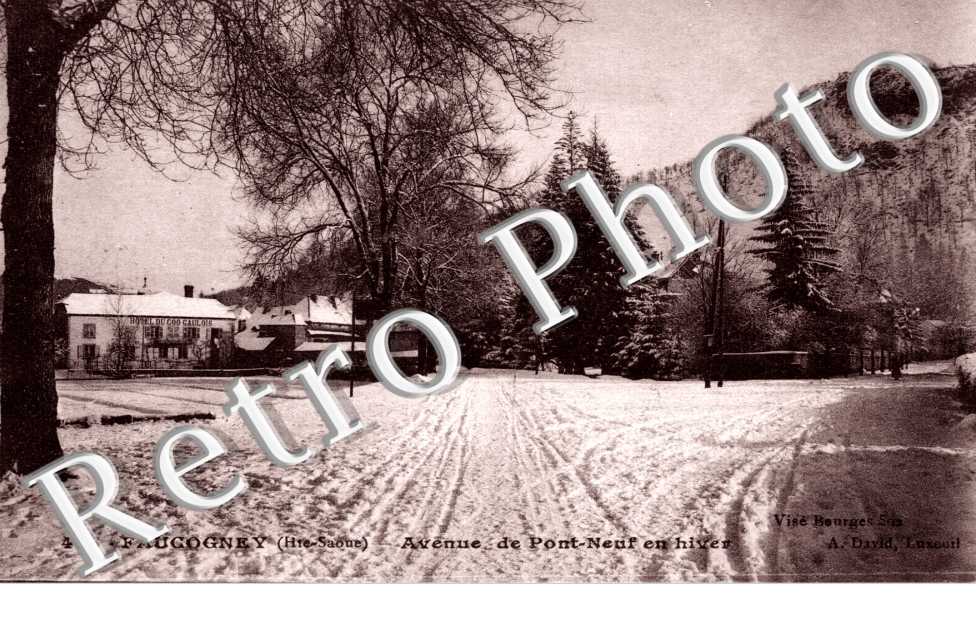 avenue de Pont-Neuf en hiver