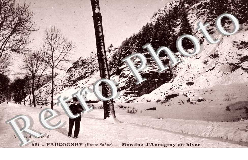Faucogney, Moraine d'Annegray en hiver
