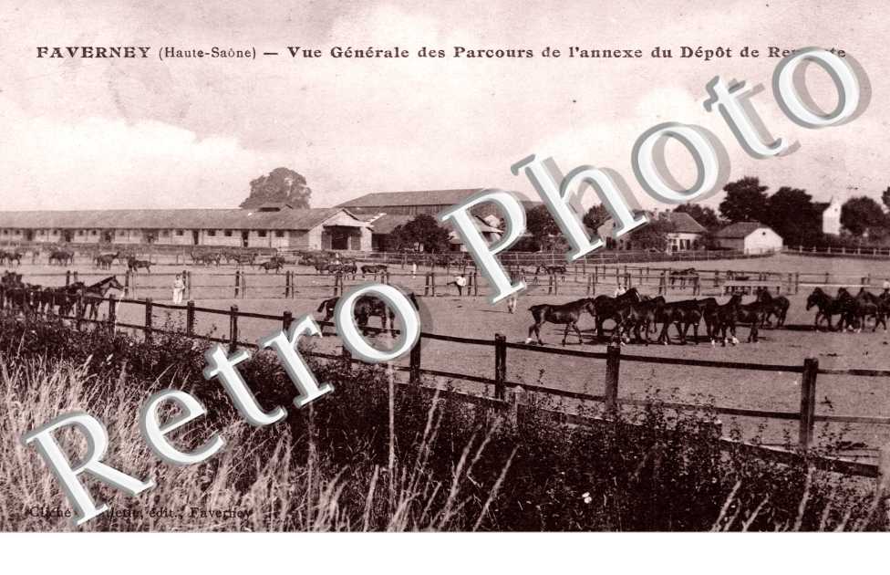 vue generale des parcours de l'annexe du depot de Remonte